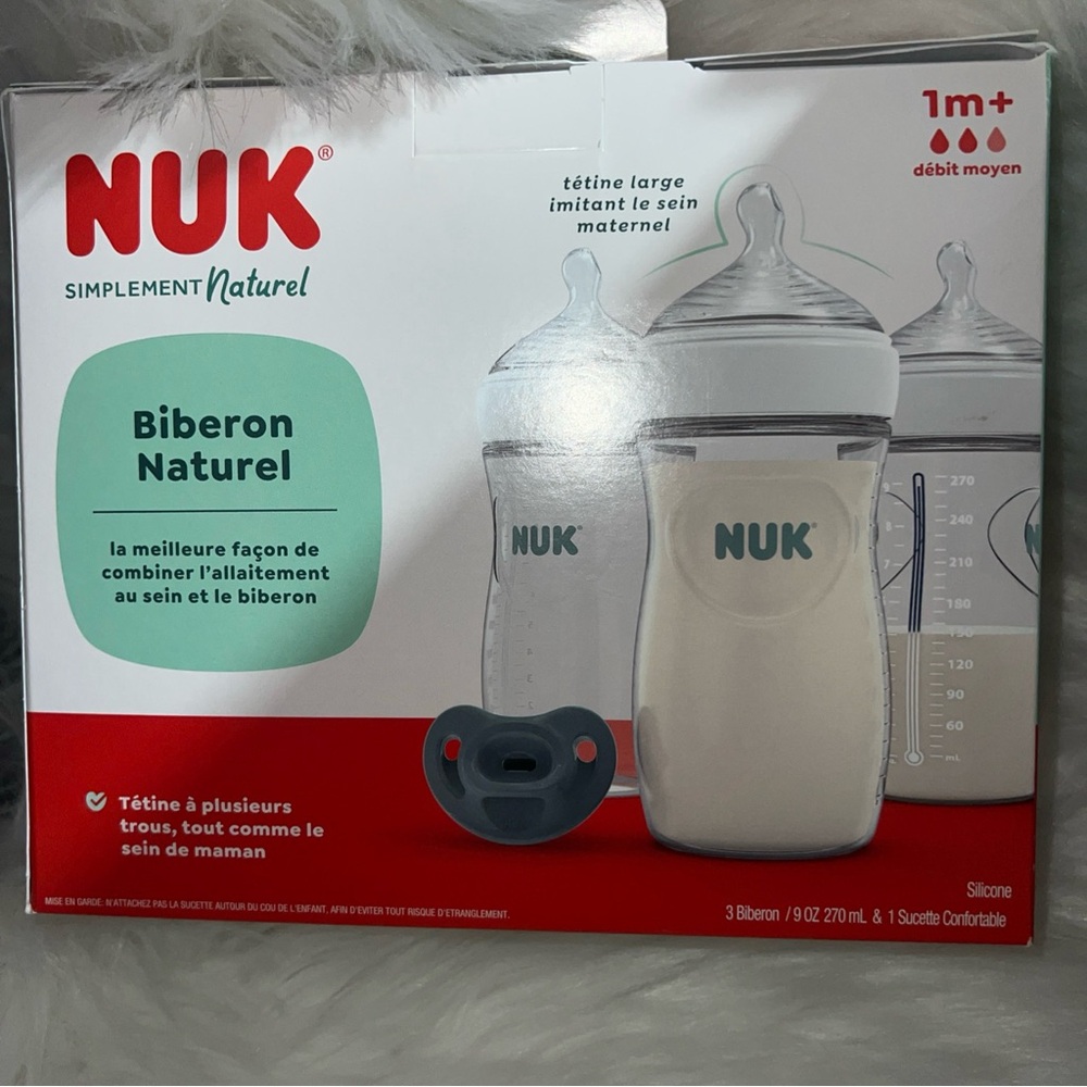 Biberon Naturel Baby Bottle Set - Gray